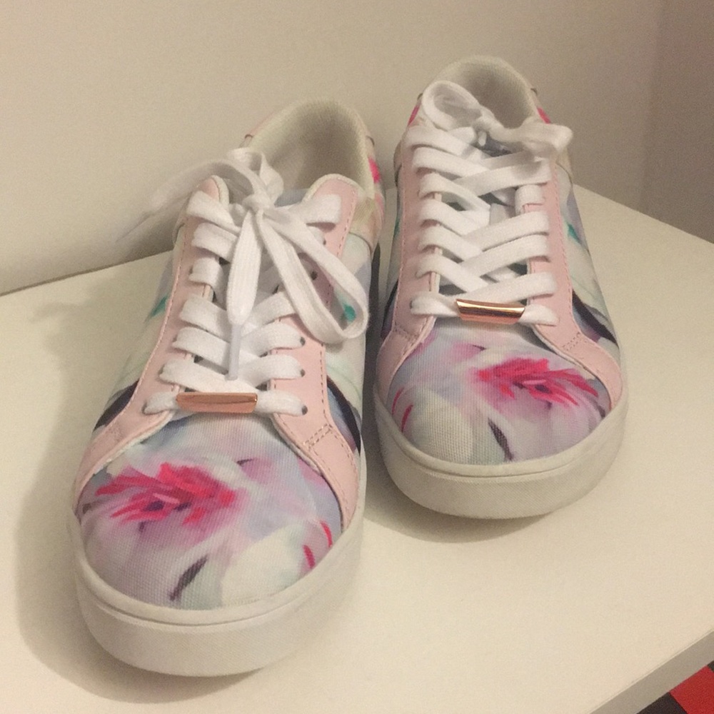 Ted Baker floral sneakers US Size 9